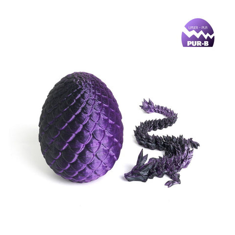 3D Printed Egg with Dragon
