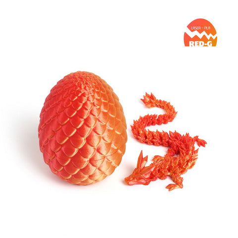 3D Printed Egg with Dragon