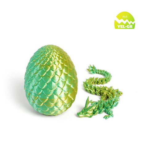 3D Printed Egg with Dragon