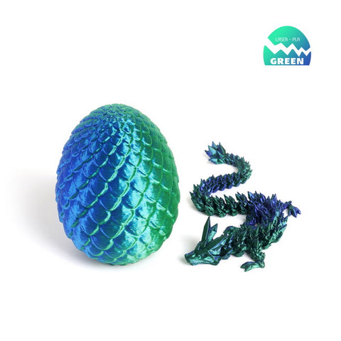 3D Printed Egg with Dragon