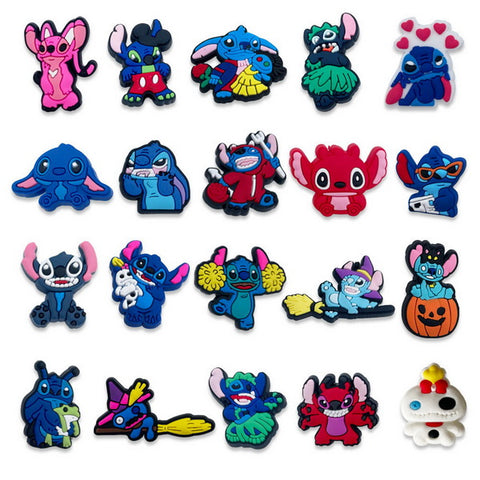 20pc Cartoon PVC Shoes Charms Decor For Croc