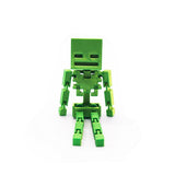 3D Printed Pixel Skeleton Figurine