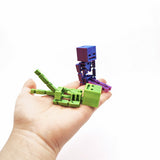 3D Printed Pixel Skeleton Figurine