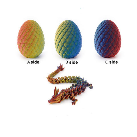 3D Printed Dragon in Egg