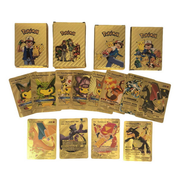 55pc PVC Gold Cards