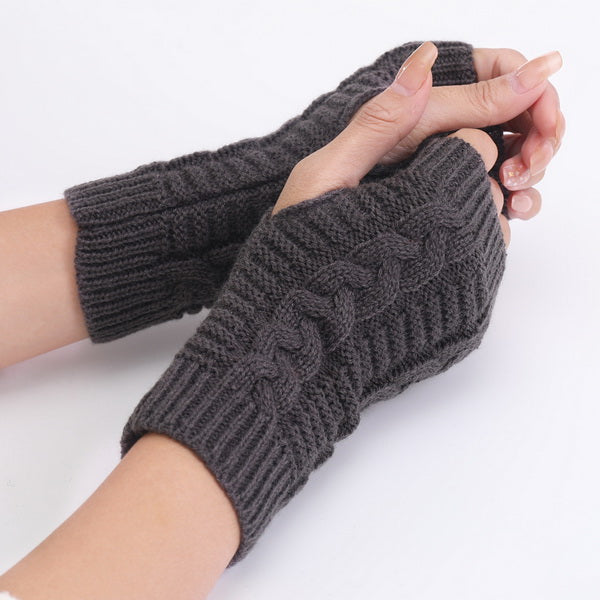 Wholesale Knitted Fingerless Gloves Winter Glove