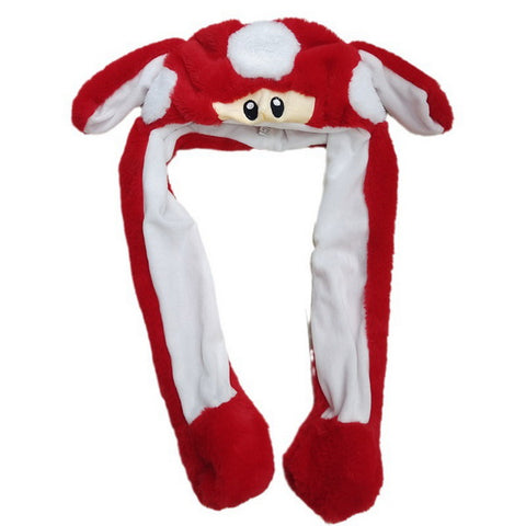 Winter Plush Moving Ear Hat