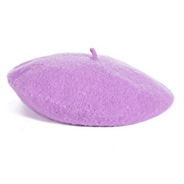 Women Girls Wool Beret Hats