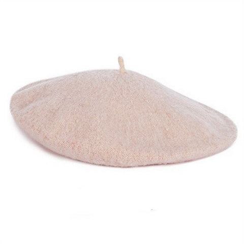 Women Girls Wool Beret Hats