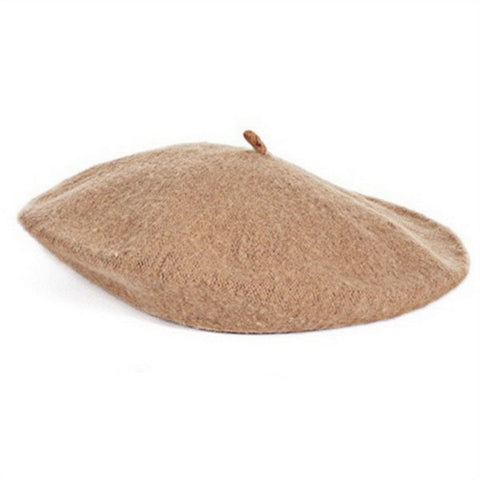 Women Girls Wool Beret Hats