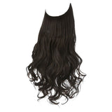 18 Inch Curly Adjustable Invisible Wire Hair Extension