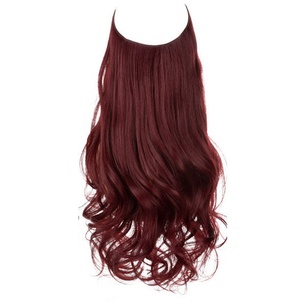 18 Inch Curly Adjustable Invisible Wire Hair Extension