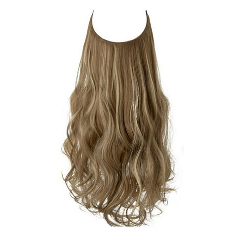 18 Inch Curly Adjustable Invisible Wire Hair Extension