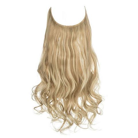 18 Inch Curly Adjustable Invisible Wire Hair Extension