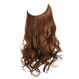 18 Inch Curly Adjustable Invisible Wire Hair Extension