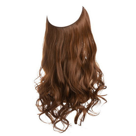 18 Inch Curly Adjustable Invisible Wire Hair Extension