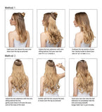18 Inch Curly Adjustable Invisible Wire Hair Extension