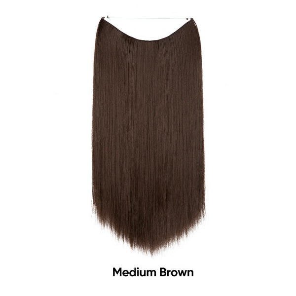 22 Inch Straight Adjustable Invisible Wire Hair Extension
