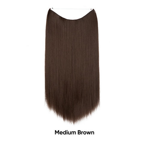 22 Inch Straight Adjustable Invisible Wire Hair Extension