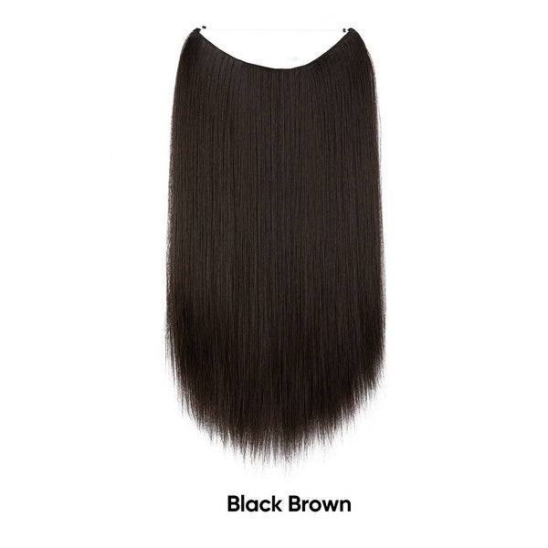 22 Inch Straight Adjustable Invisible Wire Hair Extension