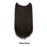 22 Inch Straight Adjustable Invisible Wire Hair Extension