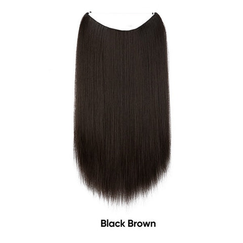 22 Inch Straight Adjustable Invisible Wire Hair Extension