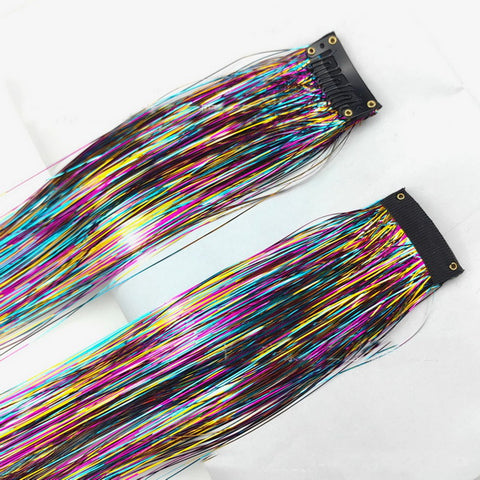 Glitter Hair Extensions Clip