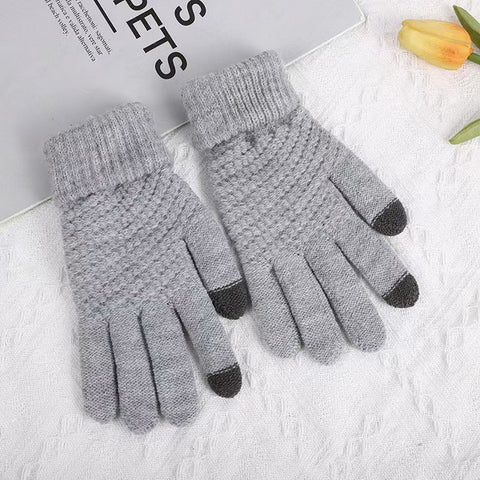 Knitted Gloves Touch Screen