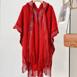 Free Size Hooded Poncho