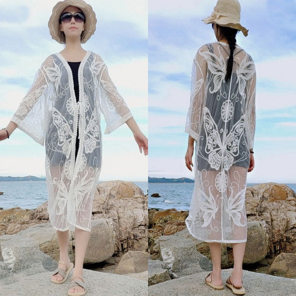 Lace Crochet Large Cardigan