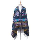 Boho Hooded Poncho
