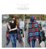 Boho Hooded Poncho