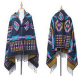 Boho Hooded Poncho