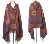 Boho Hooded Poncho