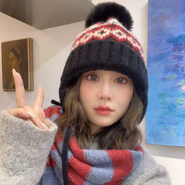 Knit Trapper Beanies