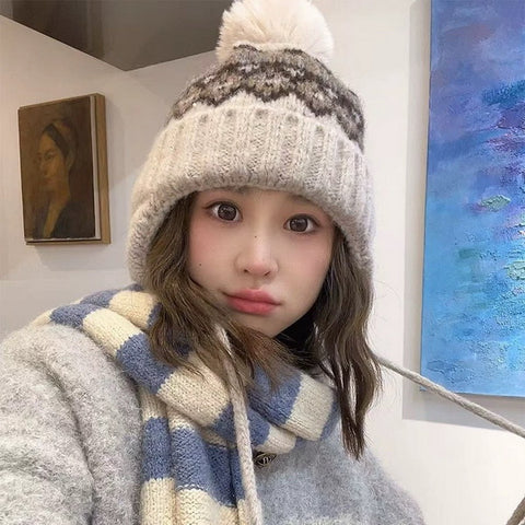 Knit Trapper Beanies