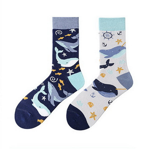 Asymmetrical Novelty Socks