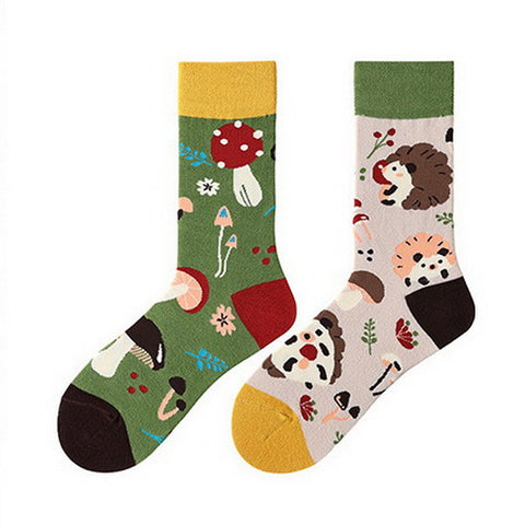 Asymmetrical Novelty Socks