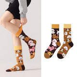 Asymmetrical Novelty Socks