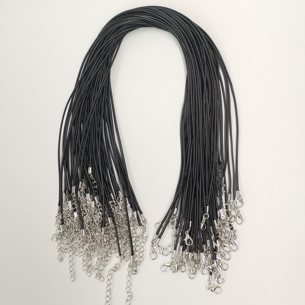 Wholesale PU Leather Black Rope Cord