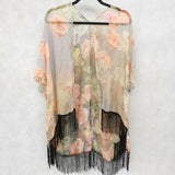 Free Size Chiffon Top With Tassel