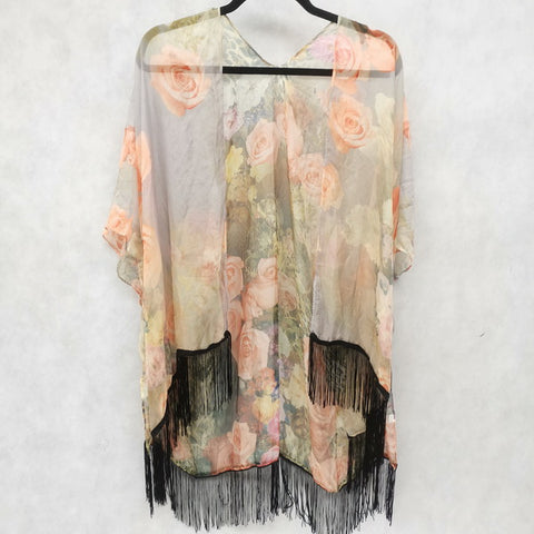 Free Size Chiffon Top With Tassel