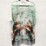 Free Size Chiffon Top With Tassel