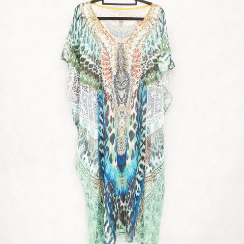 Wholesale Hand Embellished Kaftan Dress