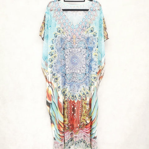Wholesale Hand Embellished Kaftan Dress