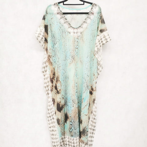 Wholesale Hand Embellished Kaftan Dress