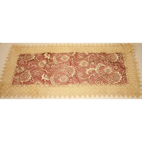 Lace Embroidery Table Runner
