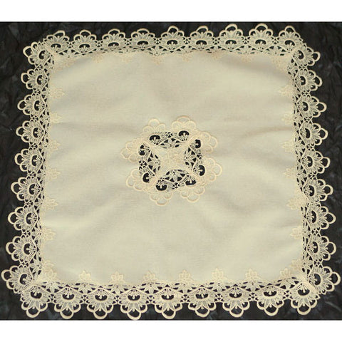 Lace Square Tablecloths Cream Color