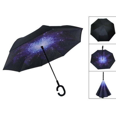 Inverted Umbrella with C-Handle