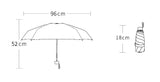 Mini 5-Folding Compact Lightweight Umbrella UV50+